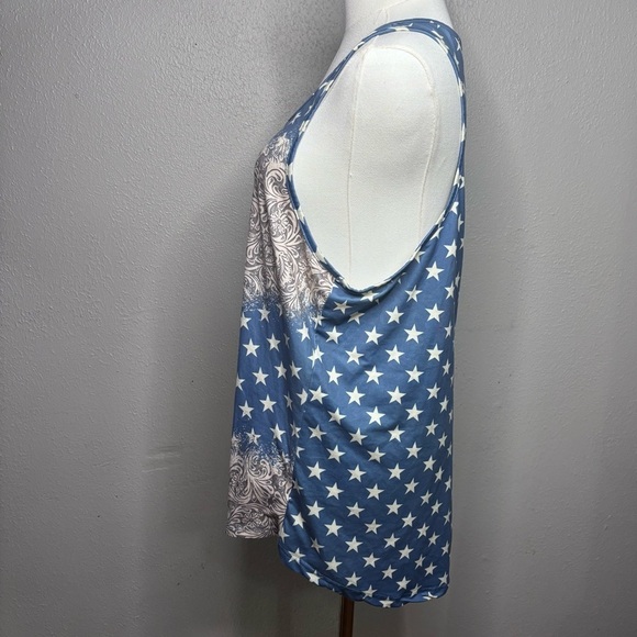 COPY - Crazy Train Steel Magonlia Tank Top Sz Large - Picture 3 of 4